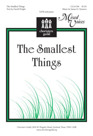 Smallest Things SATB choral sheet music cover Thumbnail